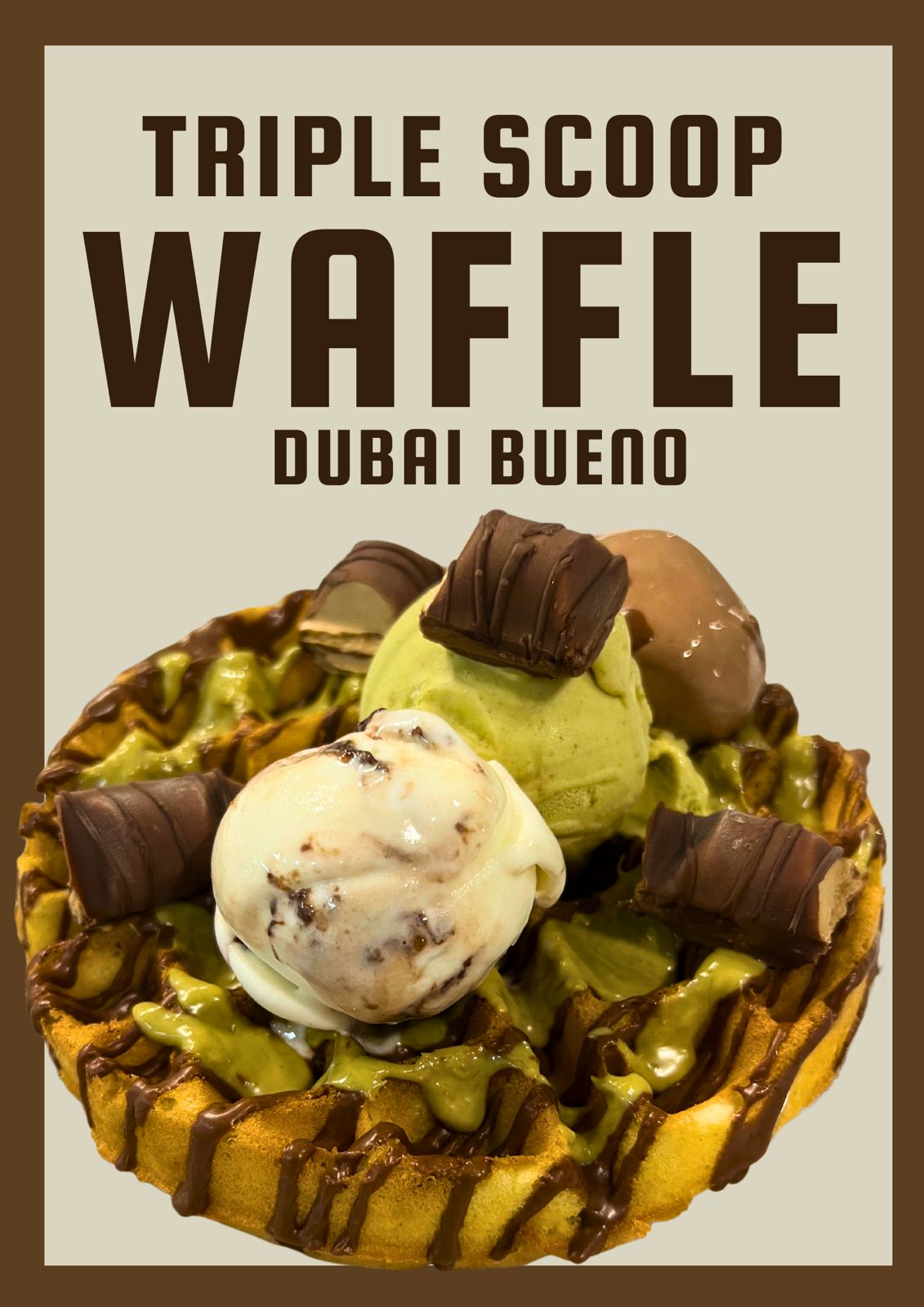 Dubai Bueno Waffle
